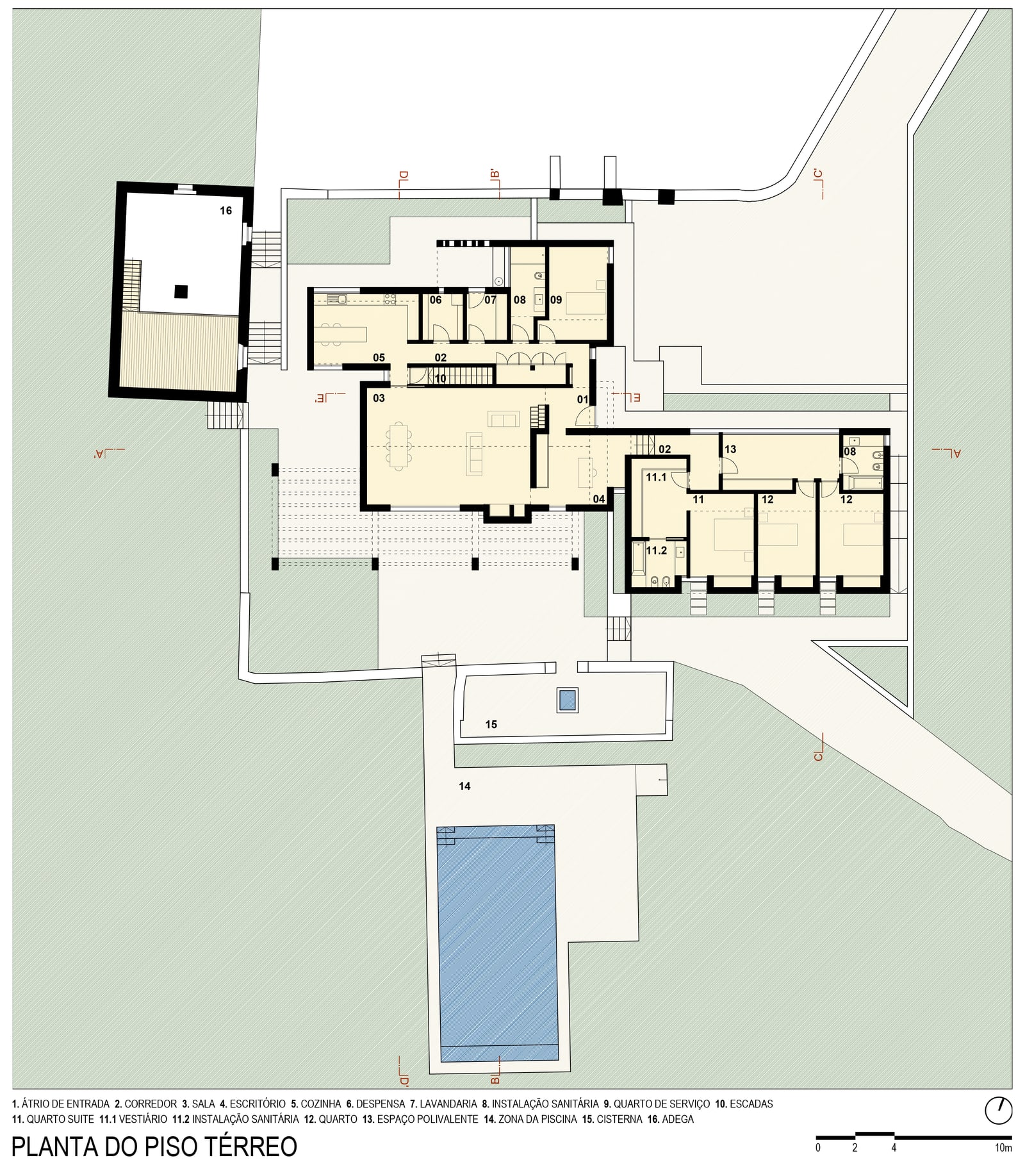 Casa Maria Teresa Rocha — desenho técnico 3