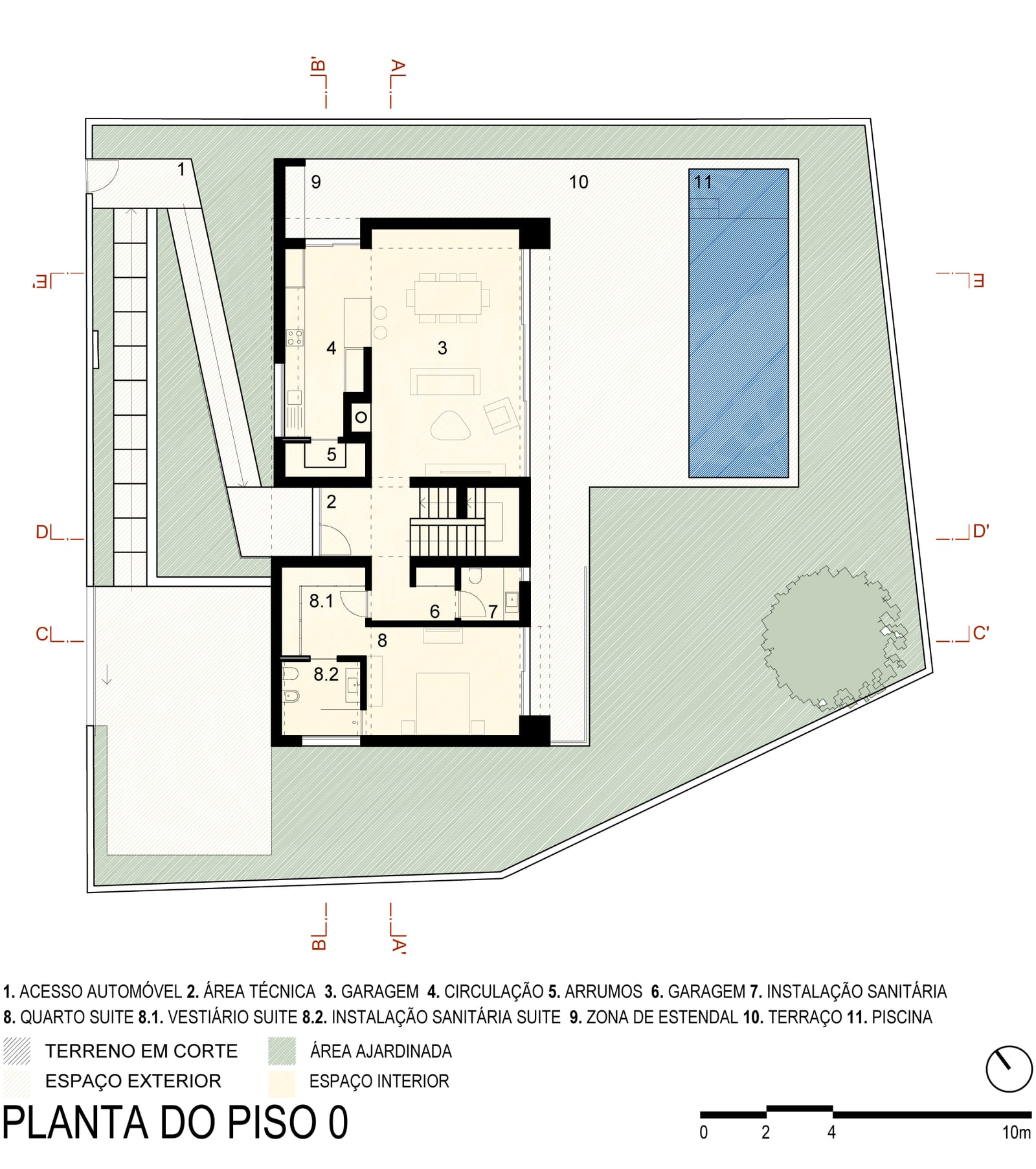 Colina Mourisca — desenho técnico 3