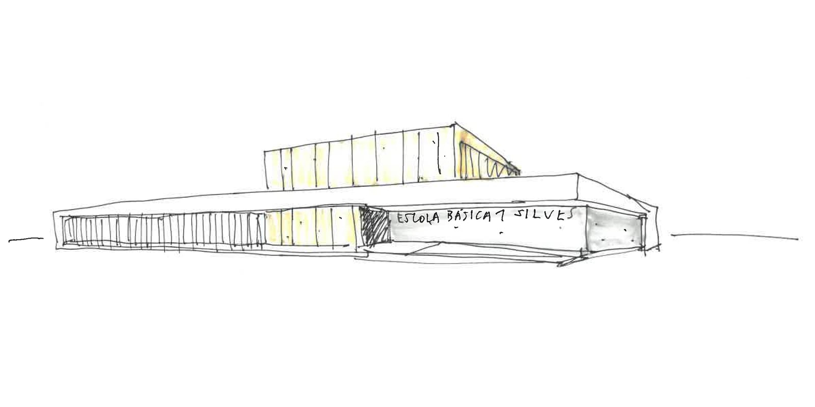 Escola Básica de Silves — esquiço 1