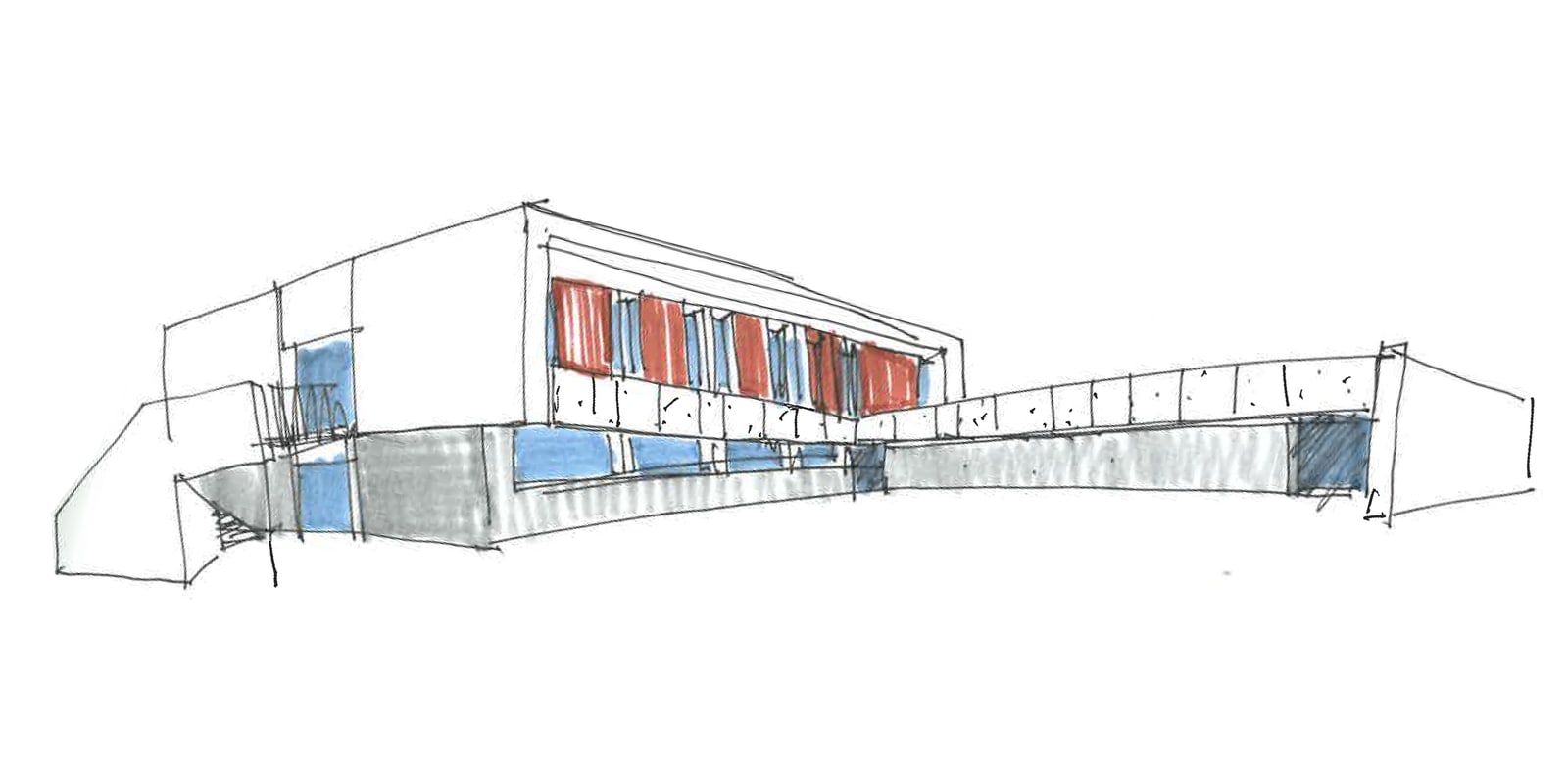 Escola Básica de Silves — esquiço 3