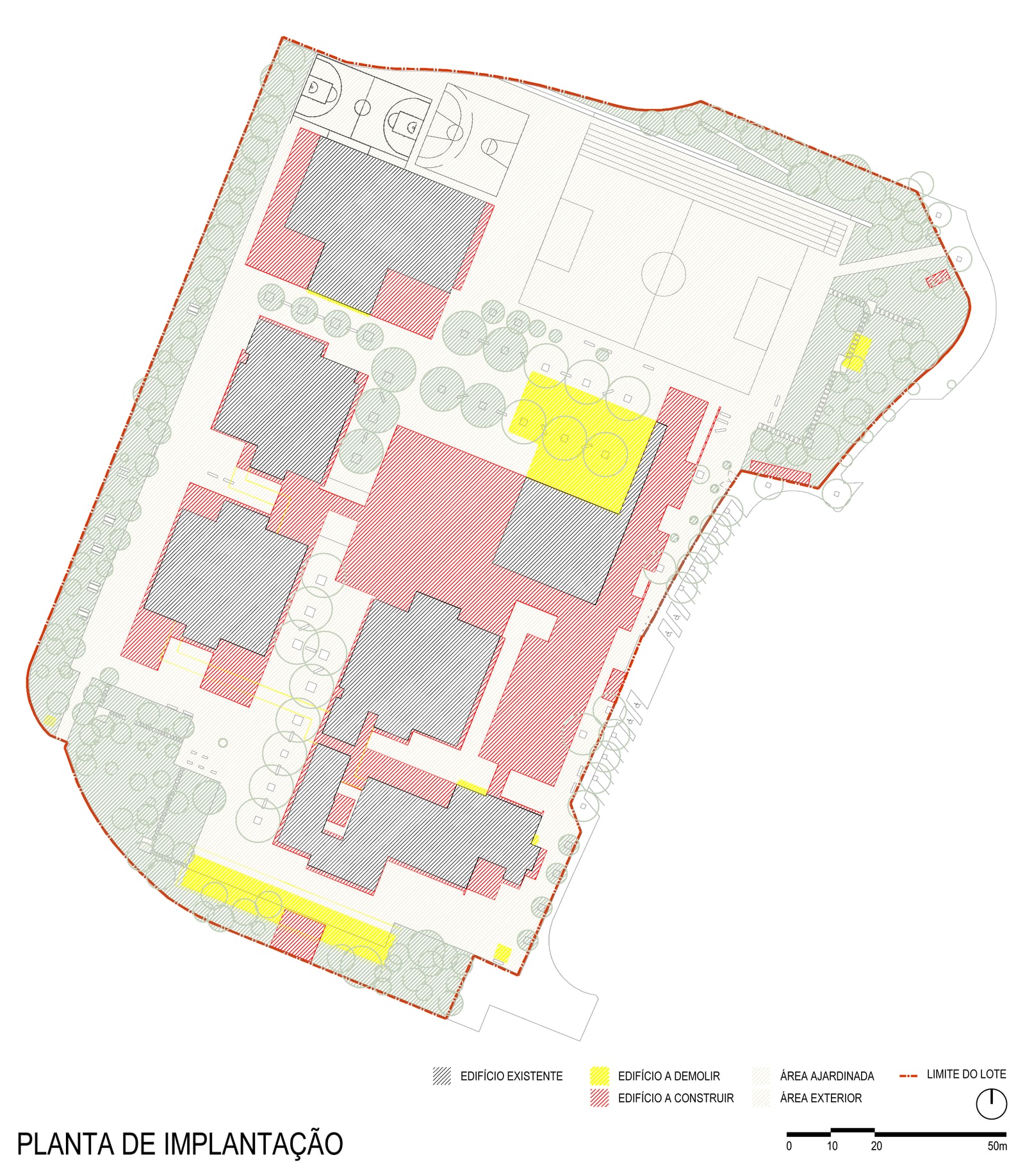Escola Secundária de Loulé — desenho técnico 1