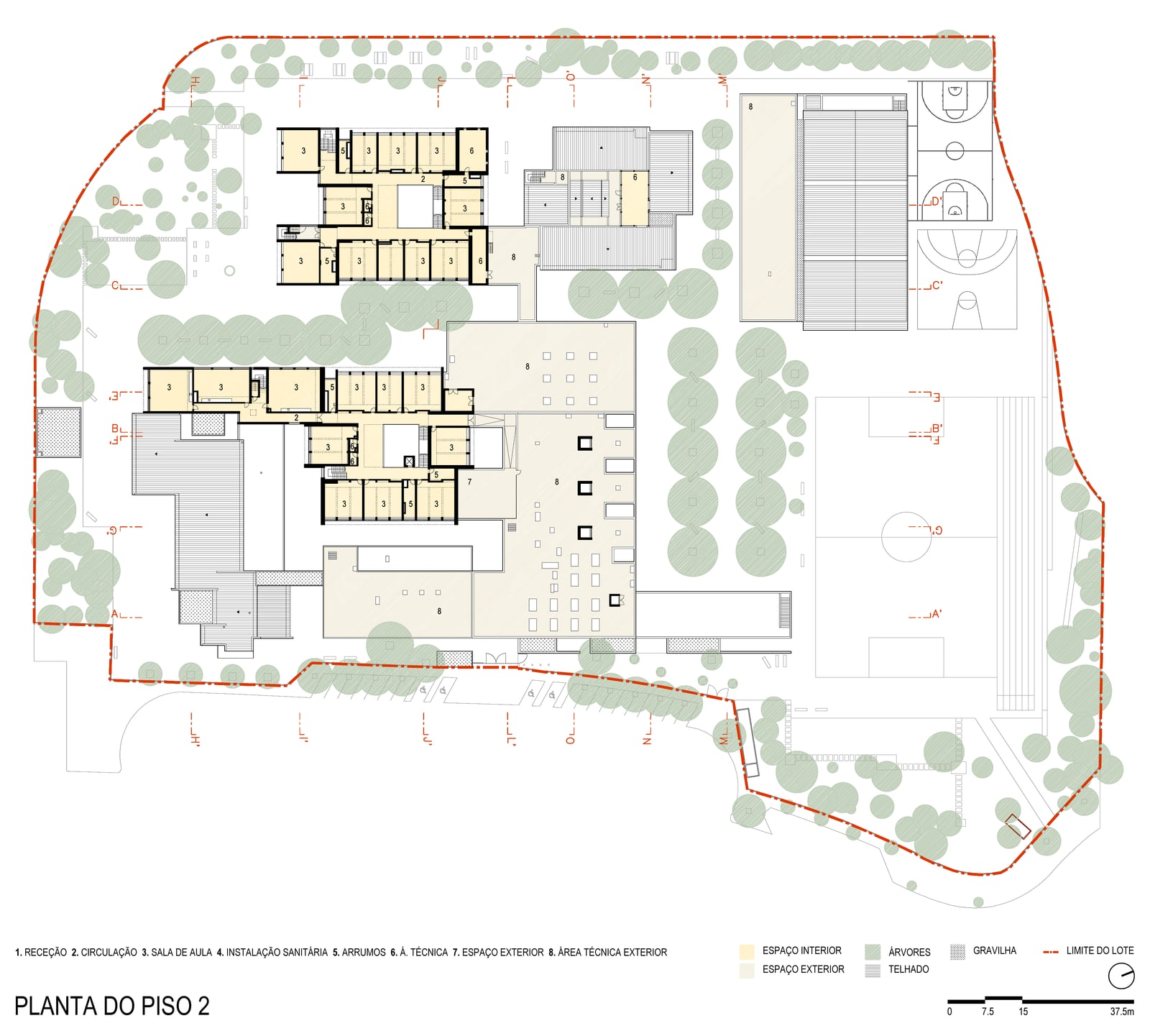 Escola Secundária de Loulé — desenho técnico 4