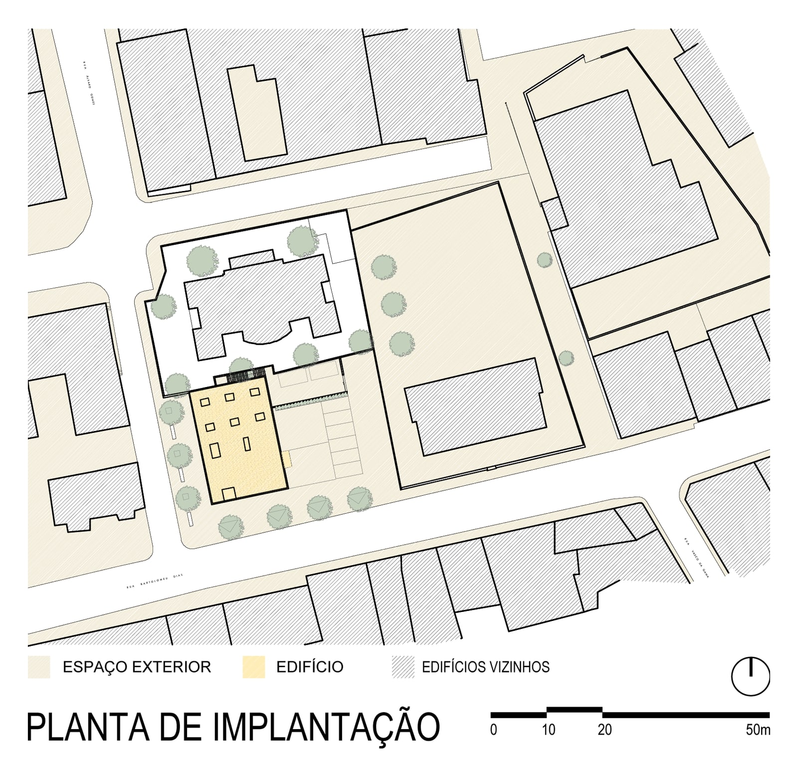 Junta de Freguesia de Armação de Pêra — desenho técnico 1