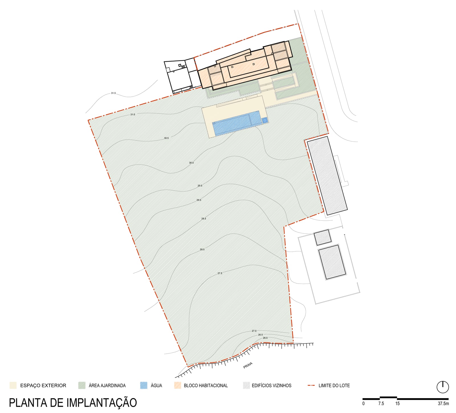 Vila Diamante Azul — desenho técnico 1